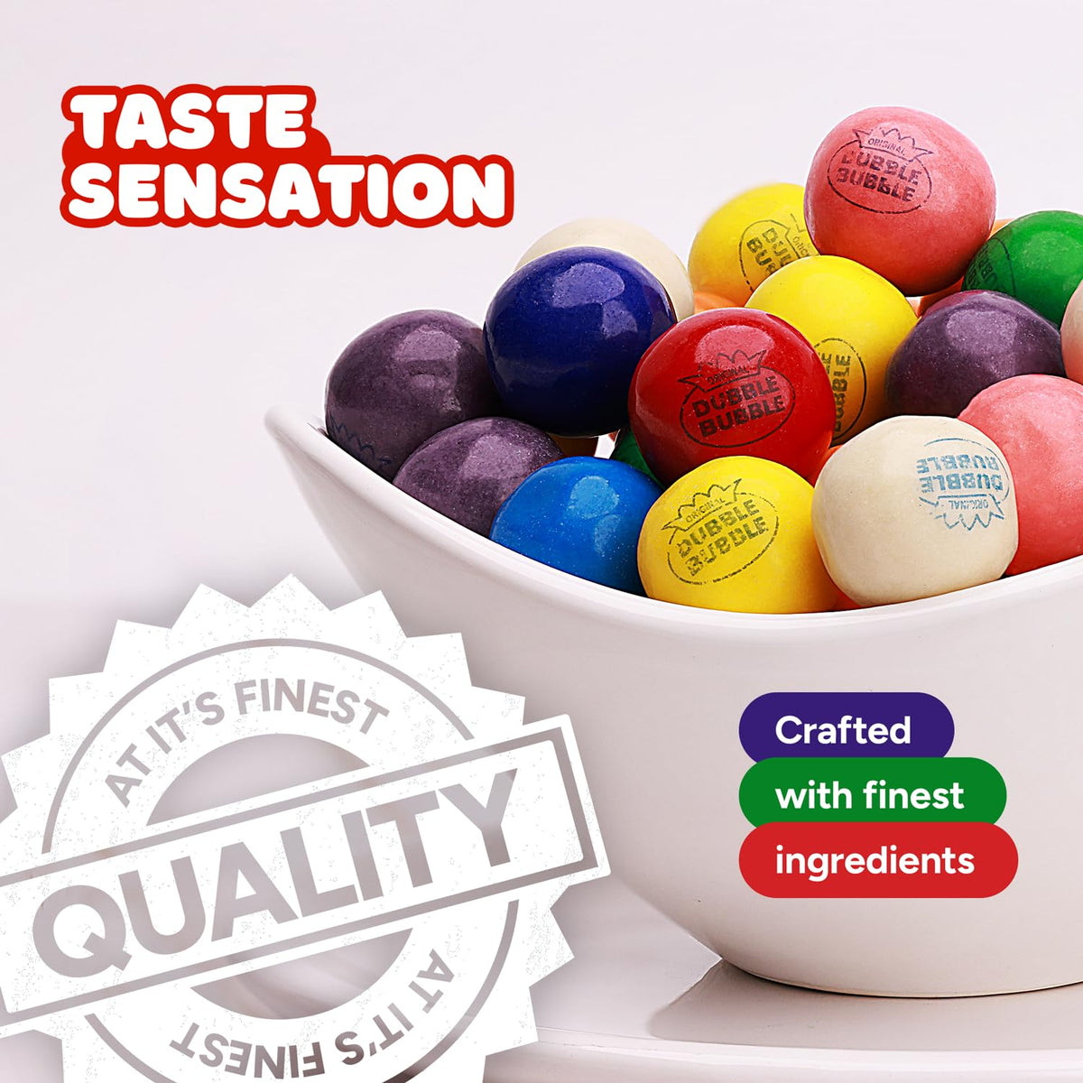 Cotton Candy Gumballs – 0.91-Inch Large Bubble Gum Balls – 1.7 lb Resealable Bag | Global Gumball