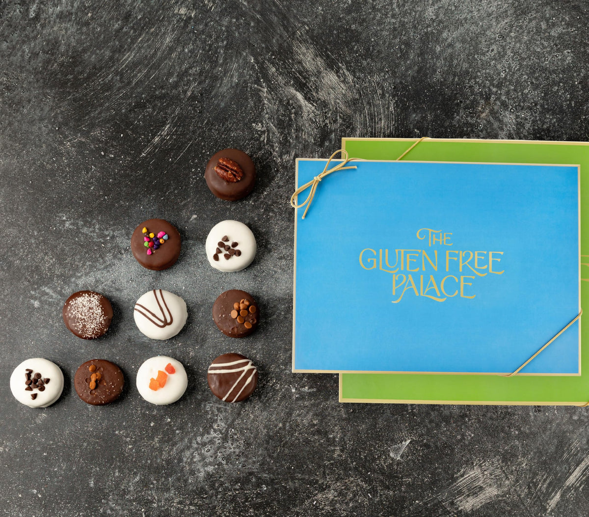 Gluten Free Palace Cookie Gift Basket – Vegan Gluten-Free Cookies (12) – Mother's Day Gift