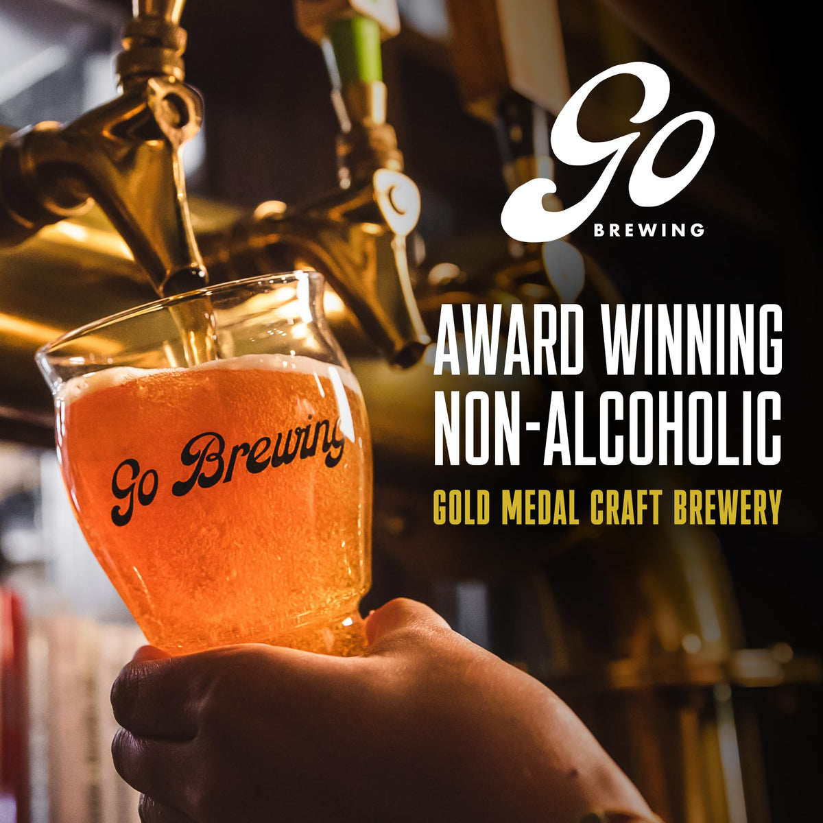 Go Brewing Freedom Amber – Gluten-Free Non-Alcoholic Craft Beer | Small Batch & Low-Cal