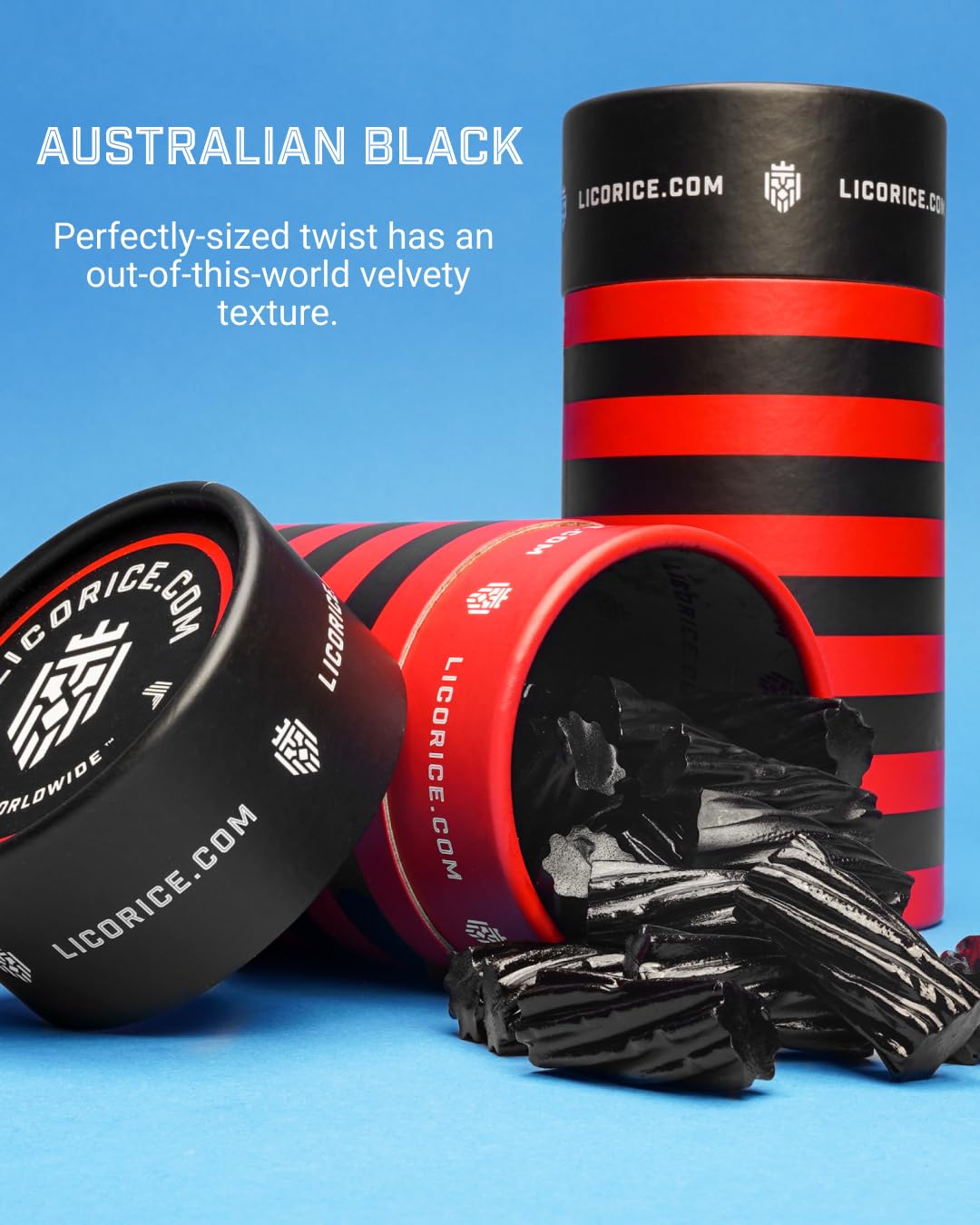 Goat Foods Licorice.com Gourmet Candy – Black Licorice Duo with Australian Twists & Finnish Bites
