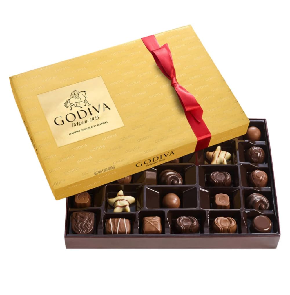 Godiva Premium Assorted Chocolates – 27-Count Gift Box