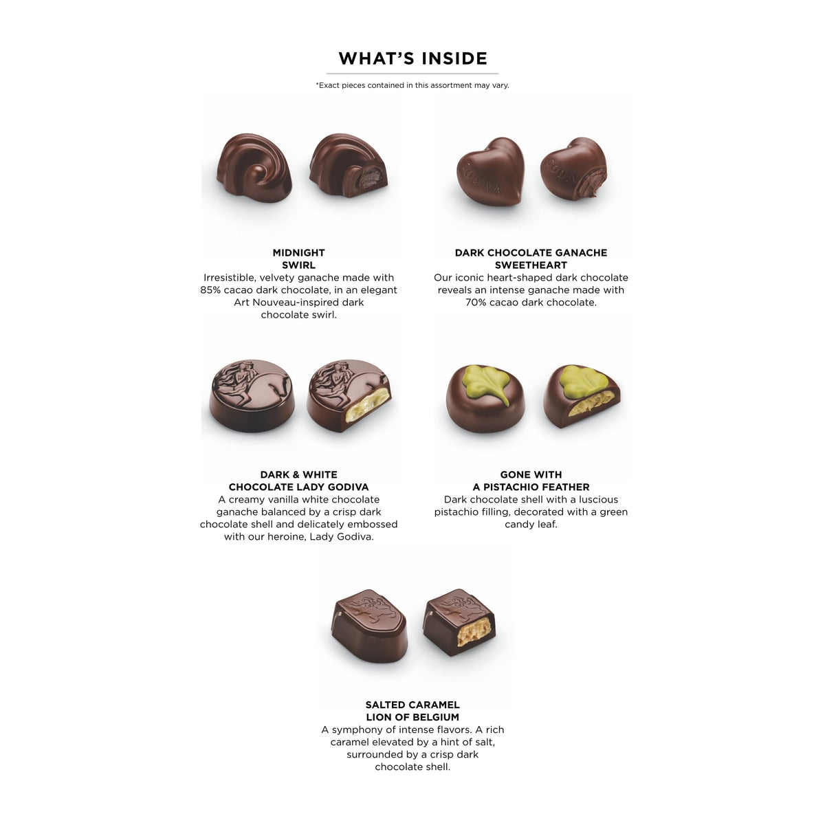 Godiva Gold Dark Chocolate Gift Box – 15-Piece Belgian Dark Chocolates