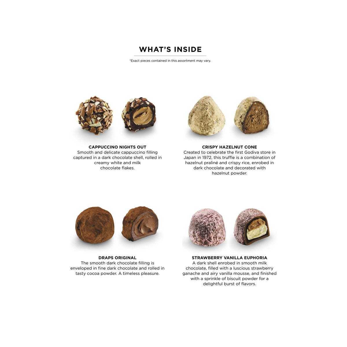 Godiva Signature Truffle Gift Box — Belgian Dark & Milk Chocolates with Ganache Center, 8-Piece Kosher Gift