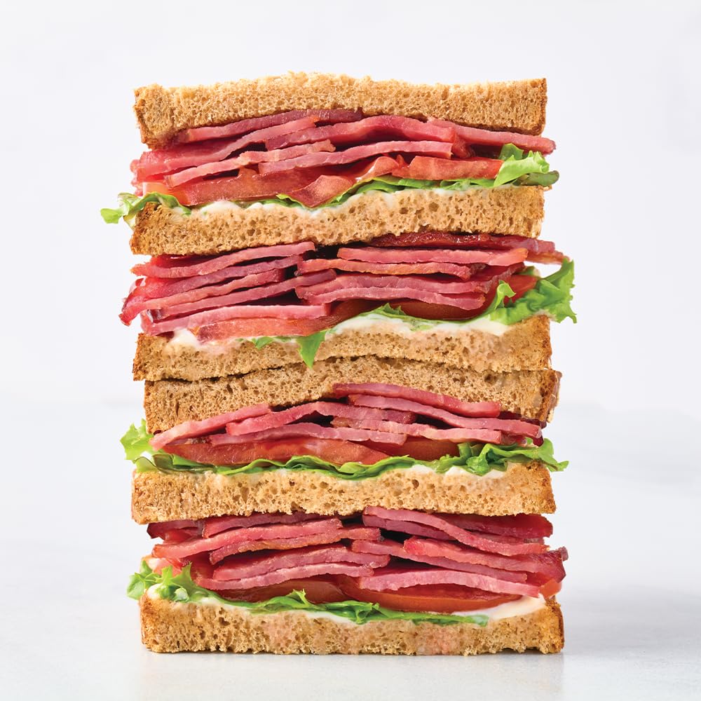 Godshall's 3oz Fully Cooked Uncured Turkey Bacon, 6pk – Real Wood Smoked & All-Natural