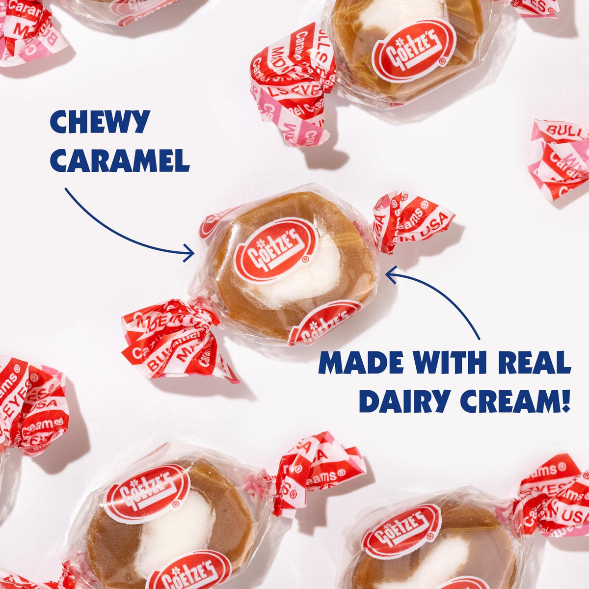 Goetze's Vanilla Caramel Creams - 2 lb Bag (32 oz) – Fresh from the Factory