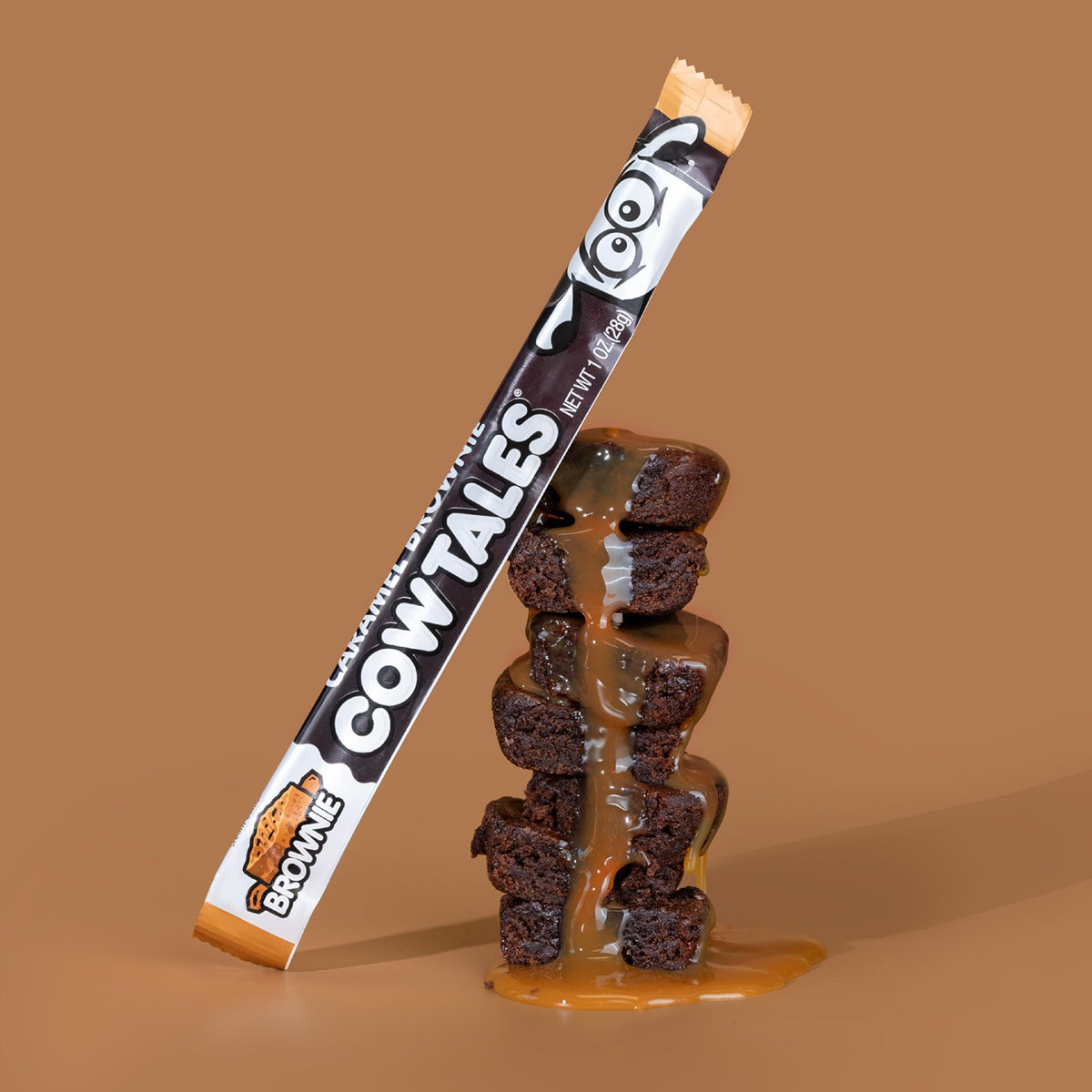 Goetze's Caramel Brownie Cow Tales – Fresh from the Factory, 2.25 lb Canister