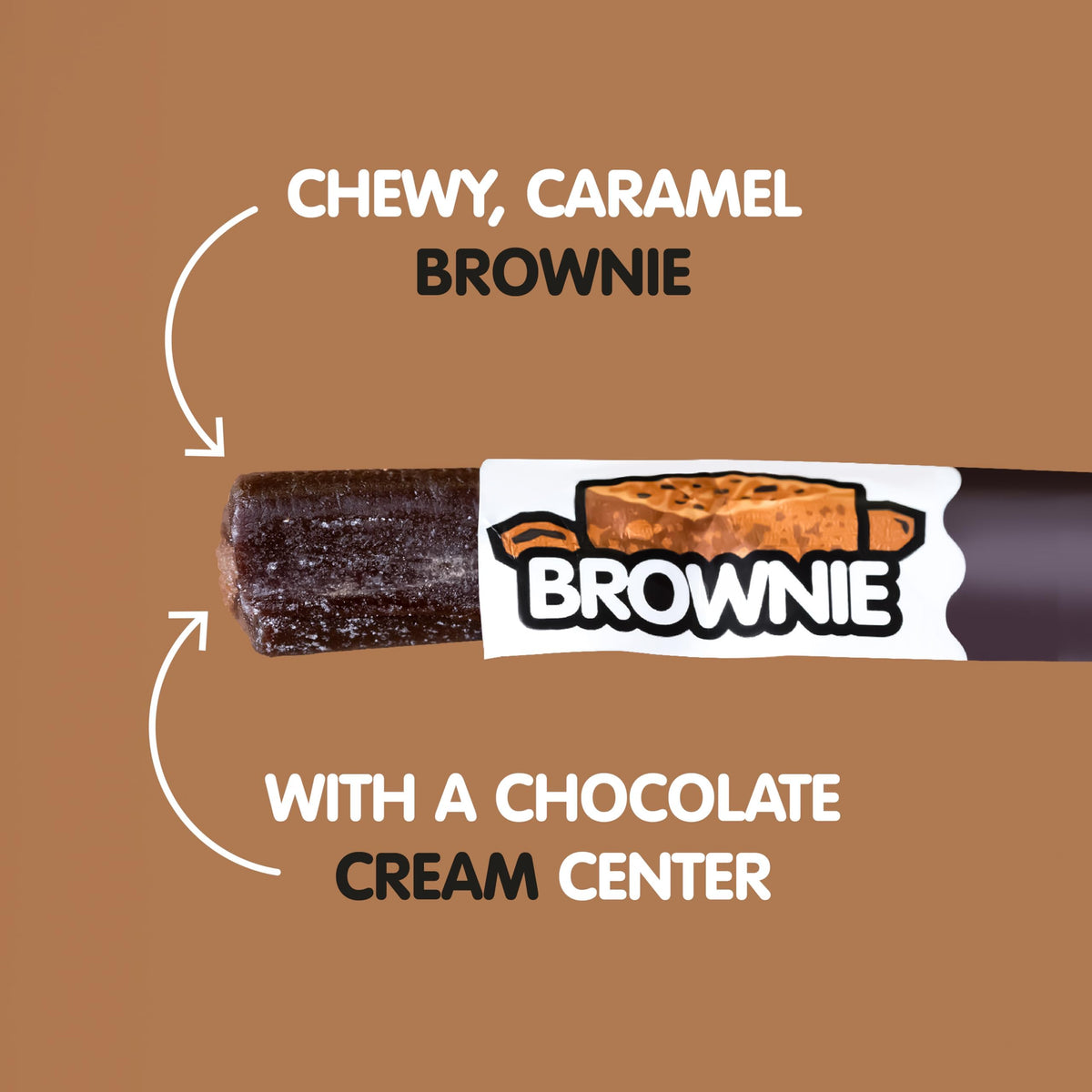 Goetze's Caramel Brownie Cow Tales – Fresh from the Factory, 2.25 lb Canister