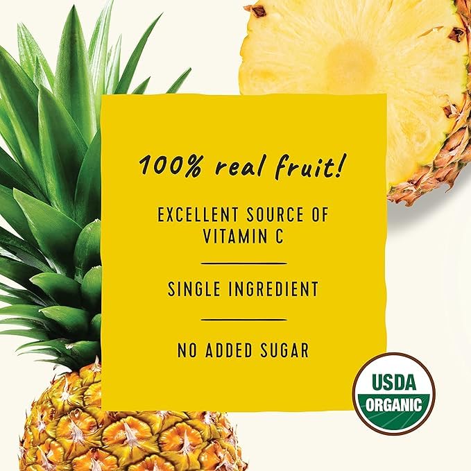 Golden Farms Pineapple Pouches – 100% Pure Pineapple, Organic & No Added Sugar