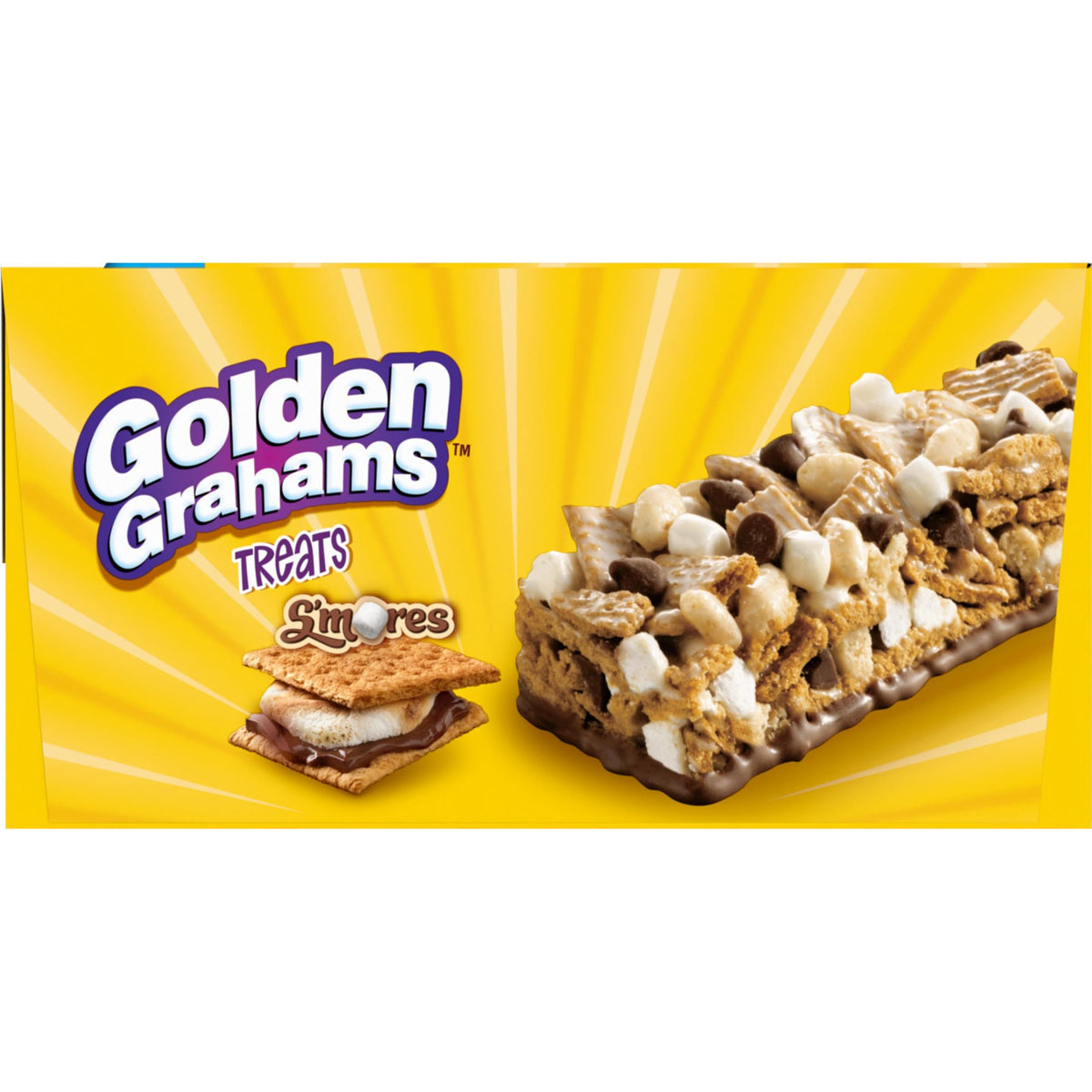 Golden Grahams S'mores Cereal Treat Bars – 16.96 oz Value Pack (Pack of 4)