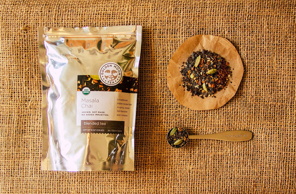 Golden Moon Tea Masala Chai Tea — Organic Recipe, 181 Servings