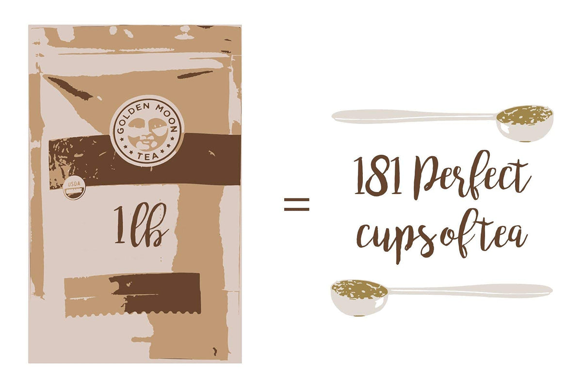 Golden Moon Tea Masala Chai Tea — Organic Recipe, 181 Servings