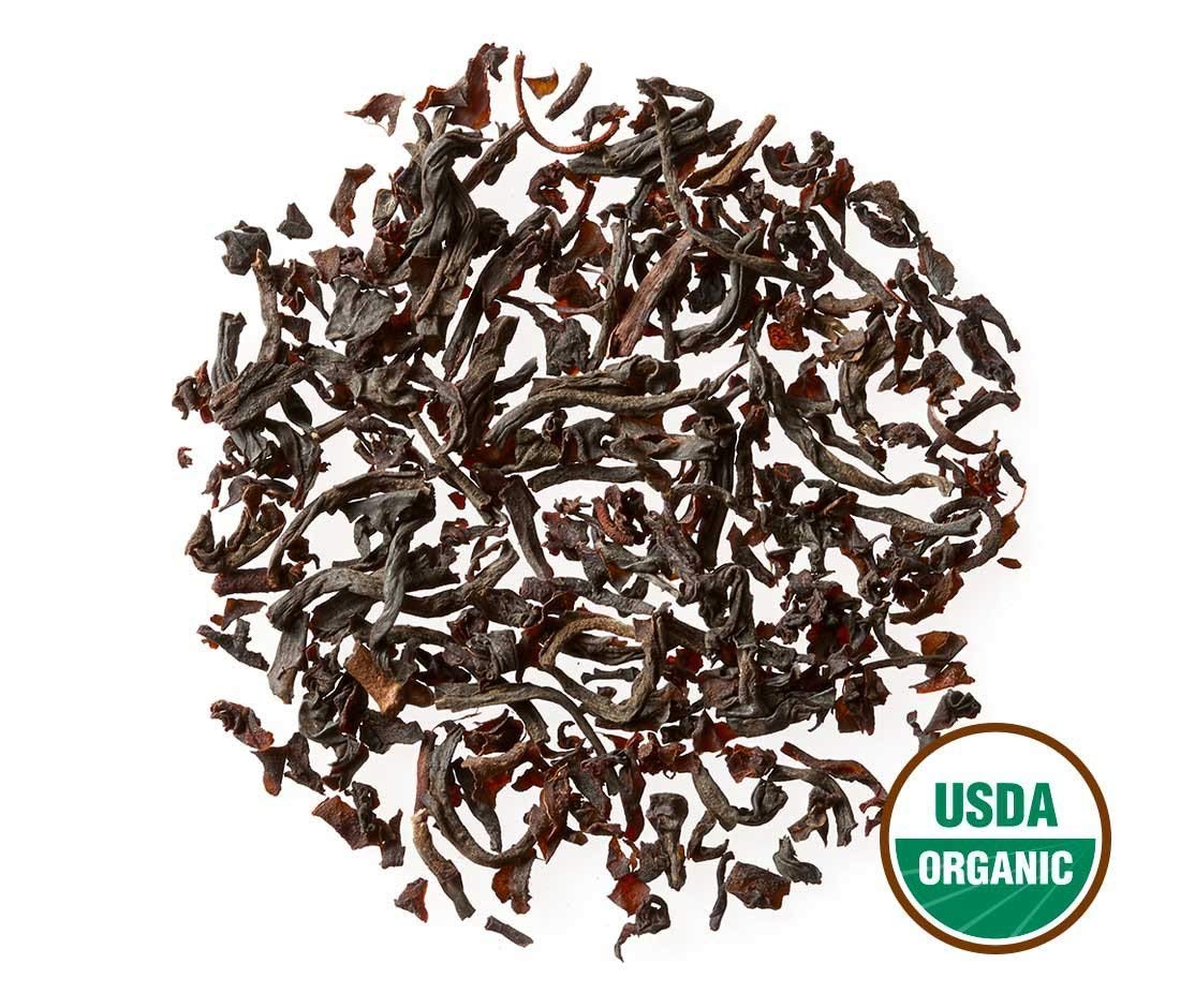Golden Moon Tea Organic English Breakfast Black Tea – 4-Blend Loose Leaf, Non-GMO, 1 lb (192 Servings)