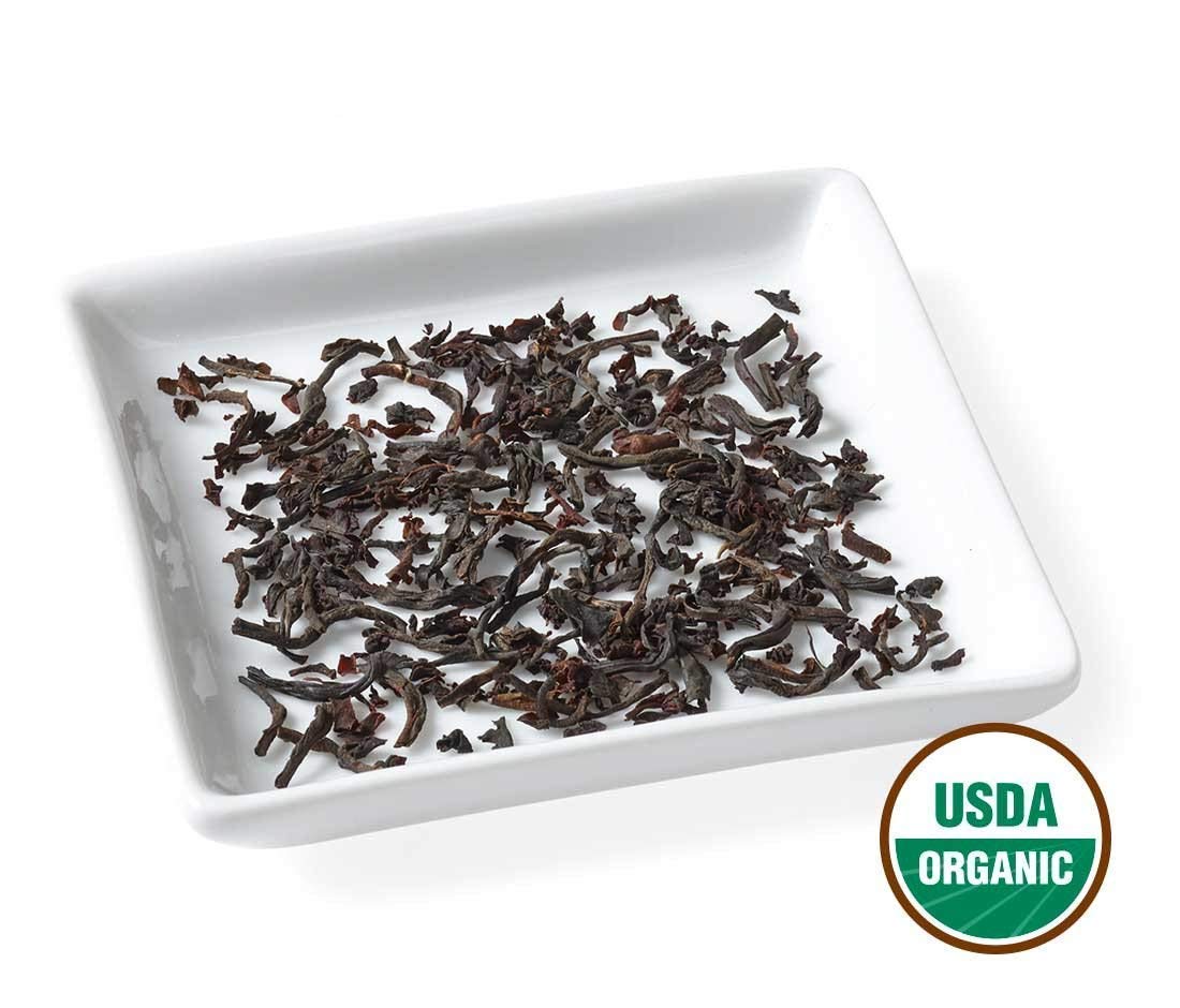 Golden Moon Tea Organic English Breakfast Black Tea – 4-Blend Loose Leaf, Non-GMO, 1 lb (192 Servings)