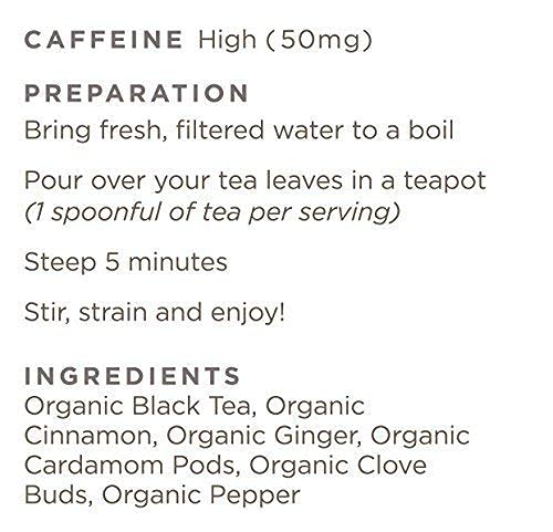 Golden Moon Tea Masala Chai Tea — Organic Recipe, 181 Servings