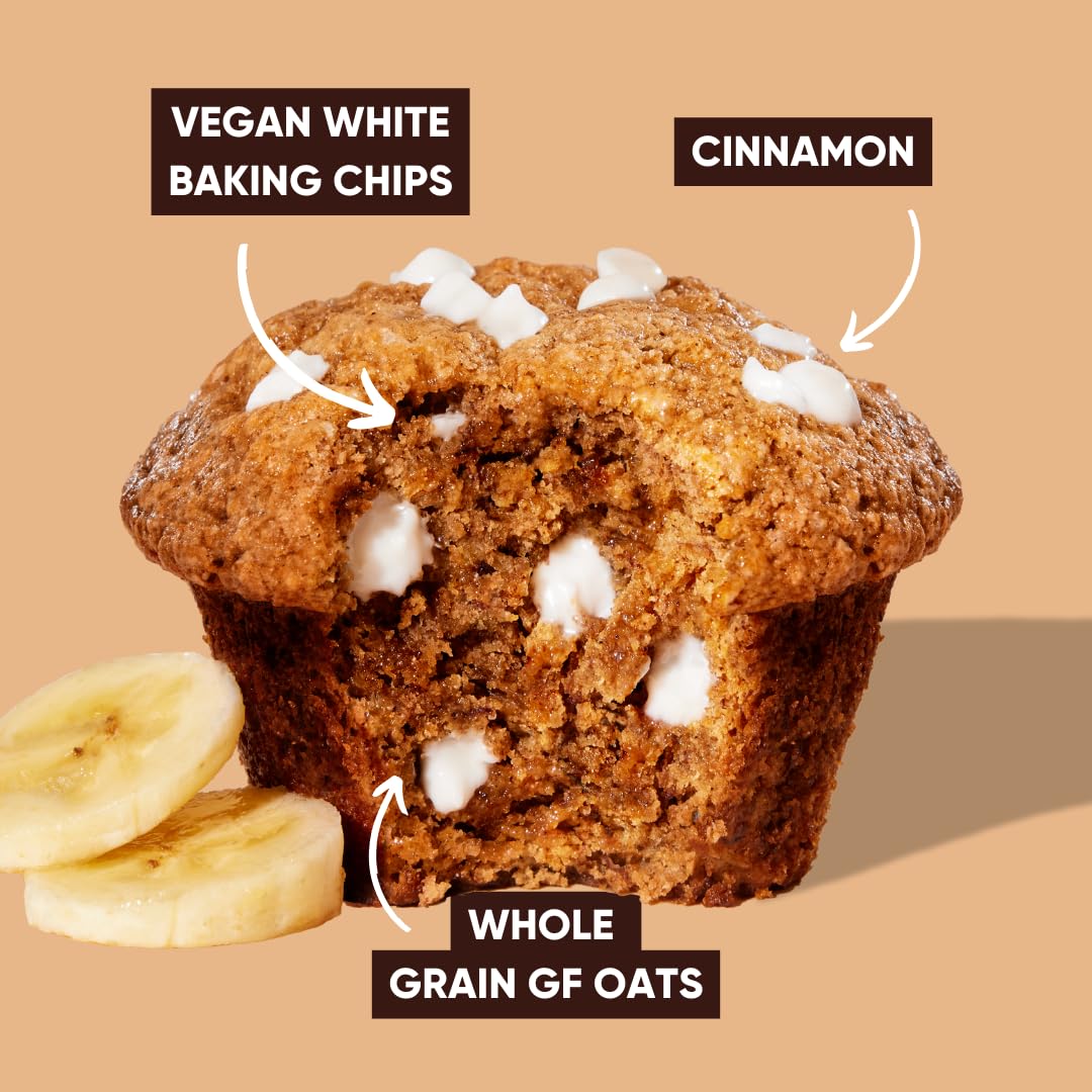 GoNanas Cinnamon Roll Banana Bread Mix - Vegan, Gluten Free, Dairy Free, Nut Free (3 Pack)