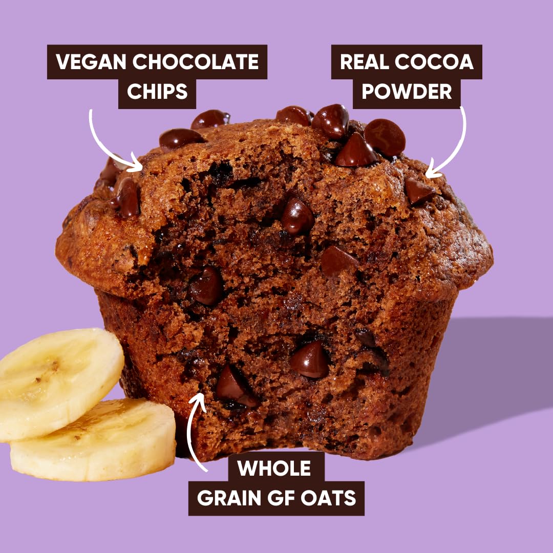 GoNanas Fudge Brownie Banana Bread Mix – Vegan, Gluten Free, Nut Free, Non-GMO, 3-Pack