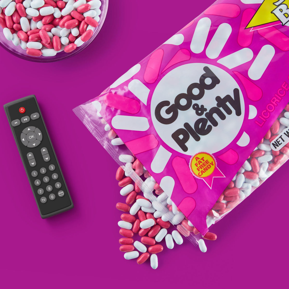 GOOD & PLENTY Licorice Candy Bulk Bag – Fat-Free 5 lb