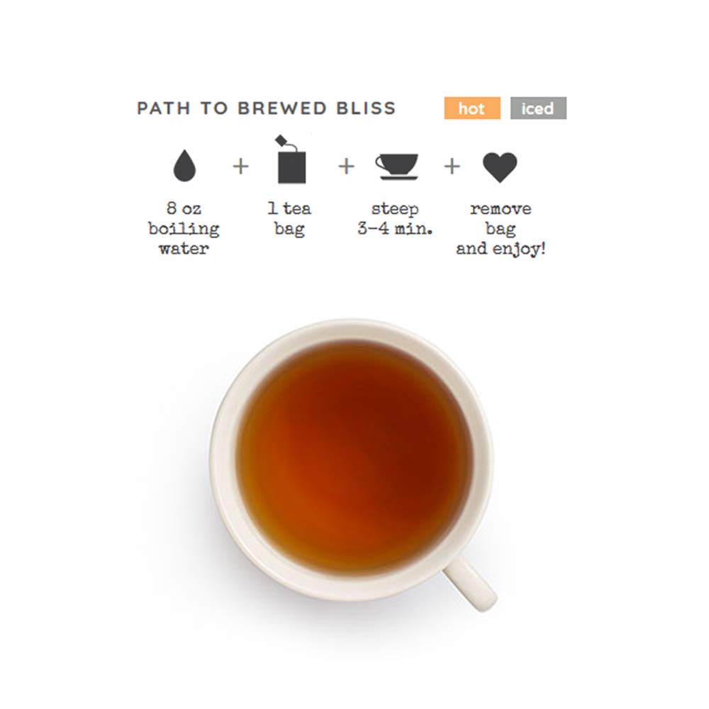 Good Earth Tea Co. Sweet & Spicy Peppermint Herbal Tea — Caffeine Free, 18 Tea Bags, Pack of 6