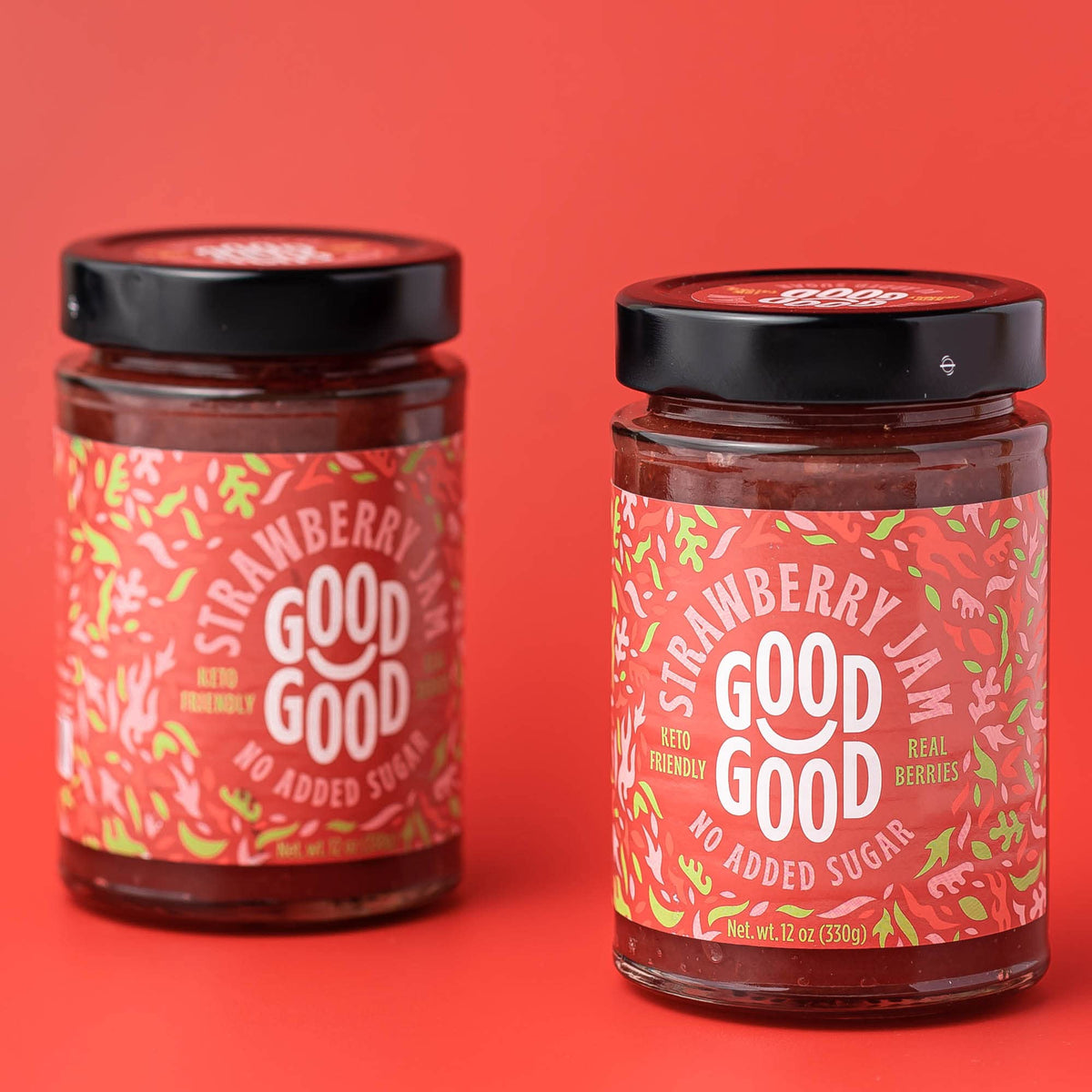 Good Good Healthy Jam Variety Pack – No Added Sugar, Keto & Low-Carb