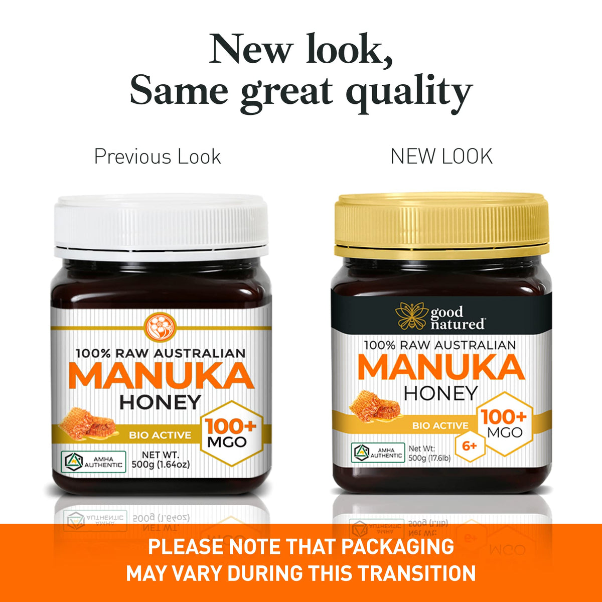 Good Natured Raw Manuka Honey MGO 100+ | NPA 6+ 500g