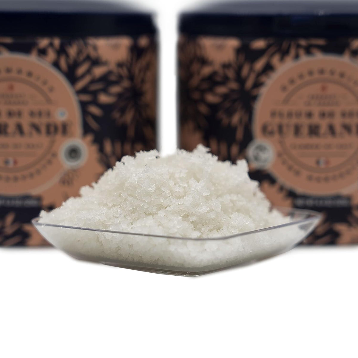 Gourmanity Fleur de Sel de Guerande – Premium Hand Harvested French Sea Salt, Finishing Salt, 4.4 oz (Pack of 2)