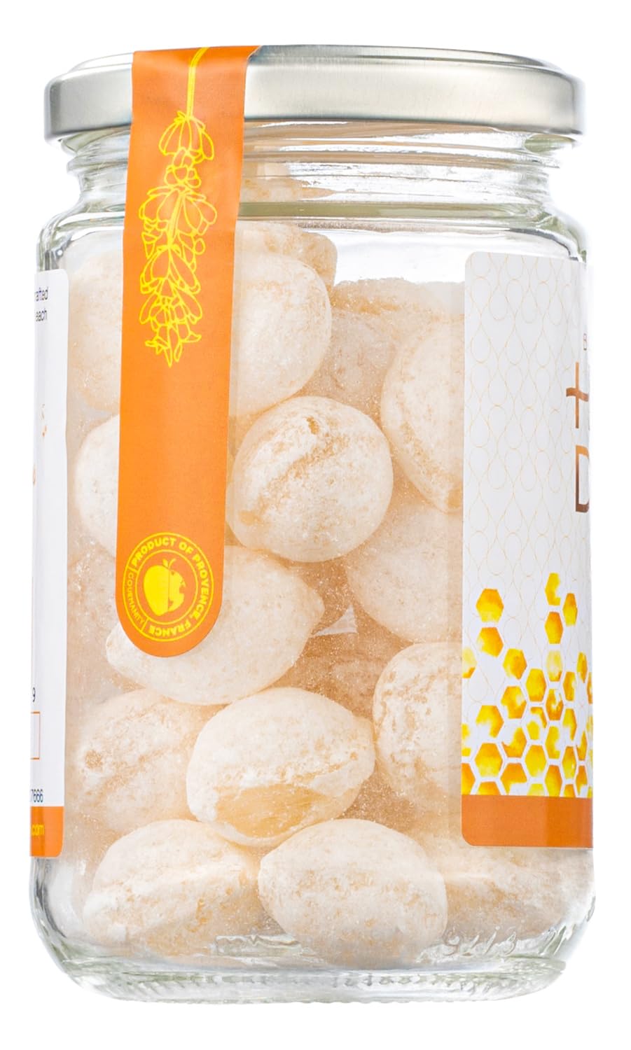 Gourmanity Honey Drops: Hard Honey Candy with Surprise Filling, Made in Provence (2 Pack)