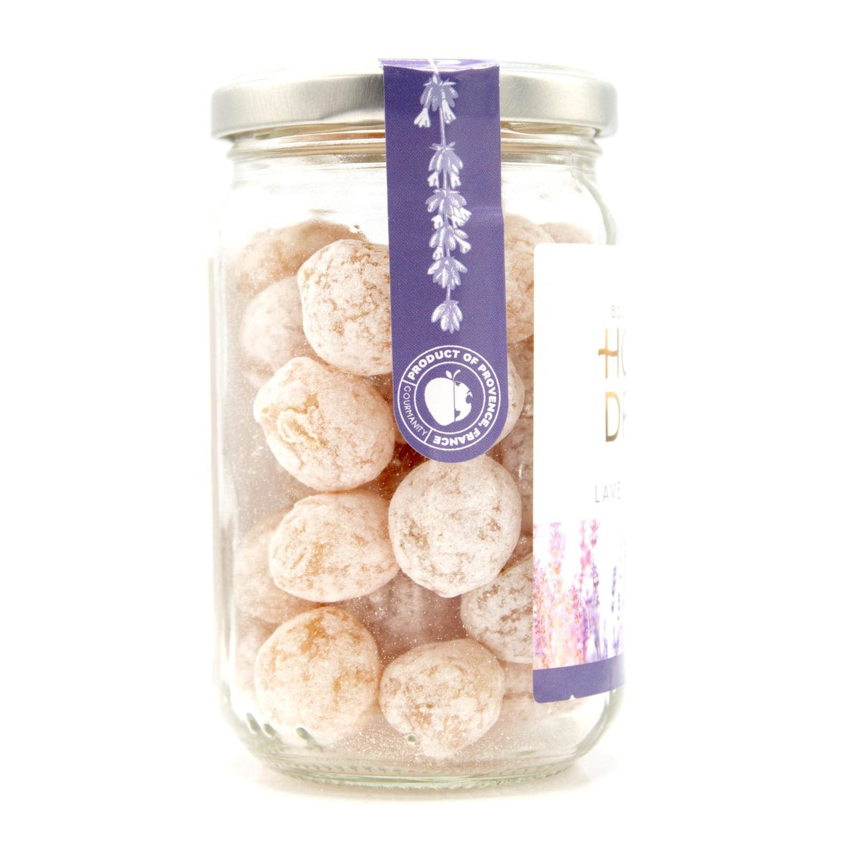 Gourmanity Lavender Honey Drops – Provence Artisan Candy, 2x7oz Jar Pack