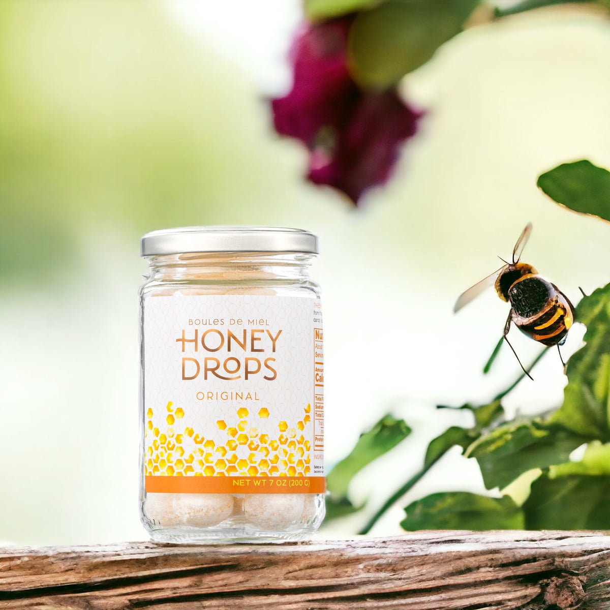 Gourmanity Honey Drops: Hard Honey Candy with Surprise Filling, Made in Provence (2 Pack)