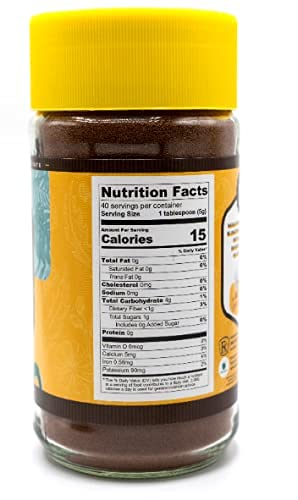 nuKAF by Gourmanity – Instant Chicory Coffee Alternative, 2-Pack 7oz Jars