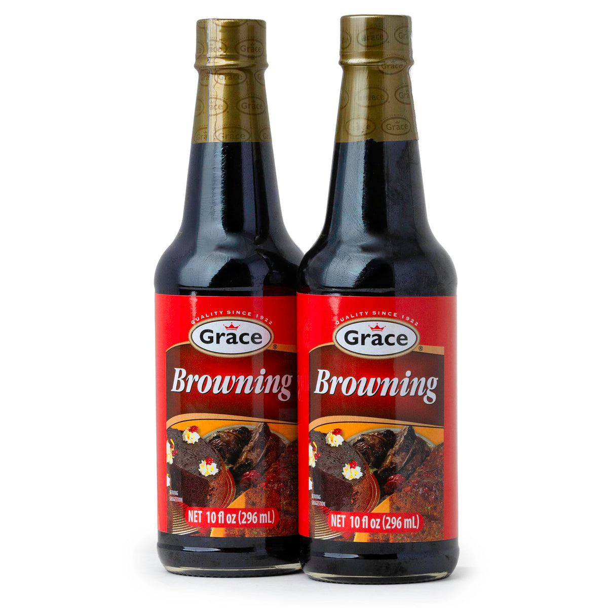 Grace Browning Sauce Jamaican 10 oz - 2 Pack for Grilling & Baking