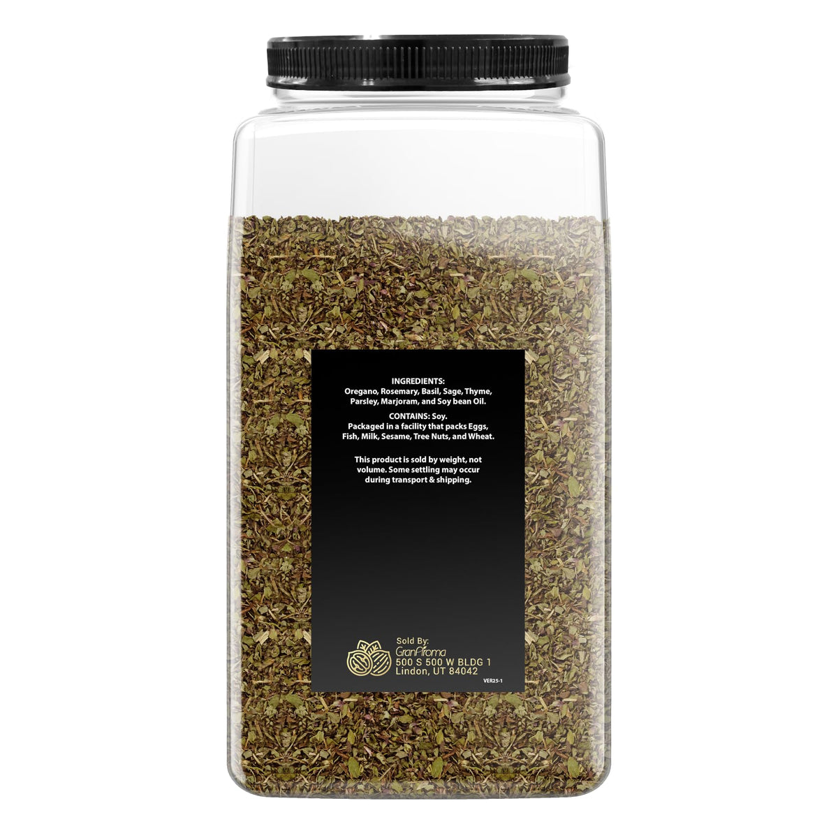 GranAroma Italian Seasoning - Aromatic Herb Blend for Pasta, Bread & Dressings | 32 oz