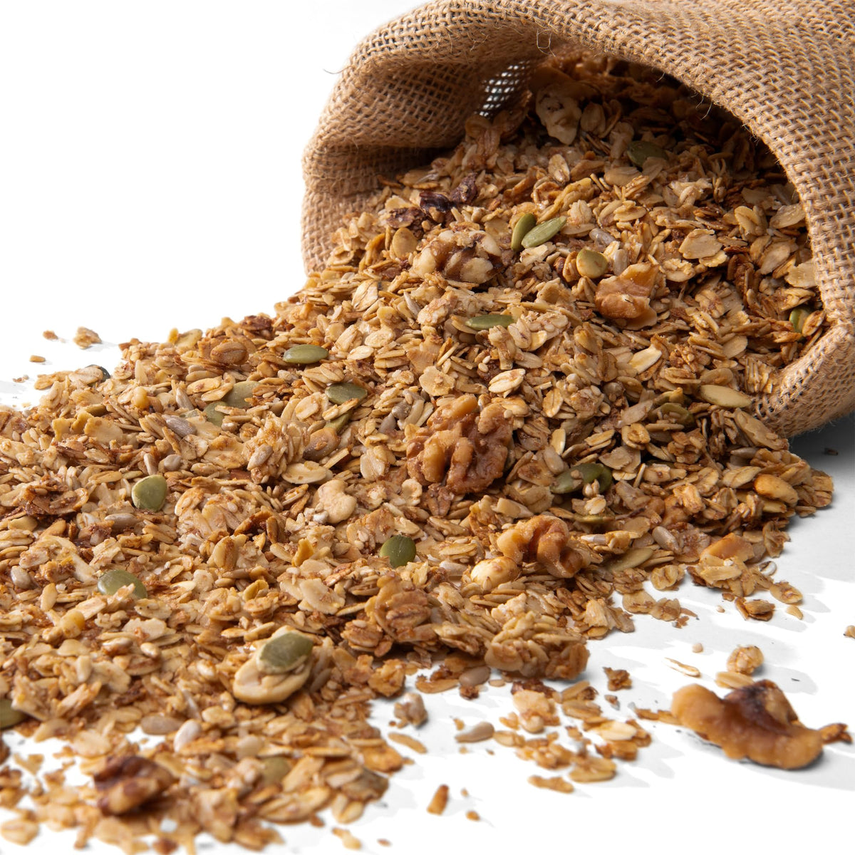 Grandy Organics 10lb Bulk Organic Granola – Classic Oats, Seeds & Nuts