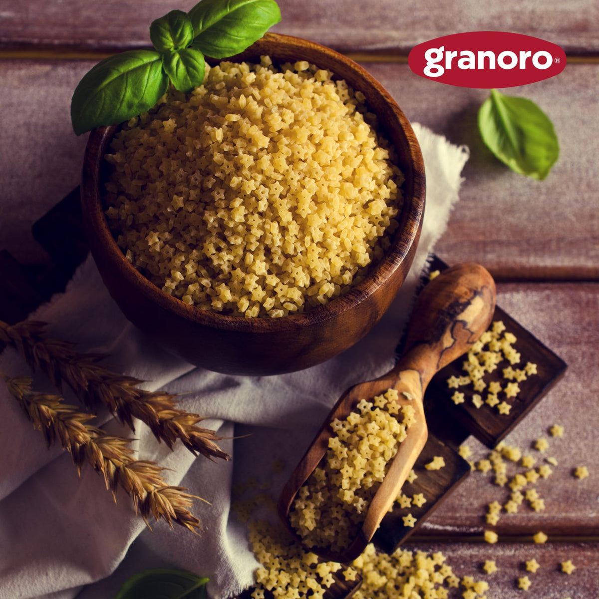 Granoro I Classici Stelline #74 – Star Pasta for Soups (Non-GMO, Vegan), 4x1 lb Bags