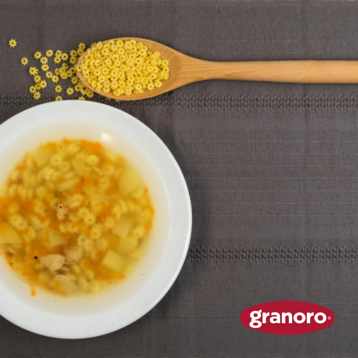 Granoro I Classici Stelline #74 – Star Pasta for Soups (Non-GMO, Vegan), 4x1 lb Bags