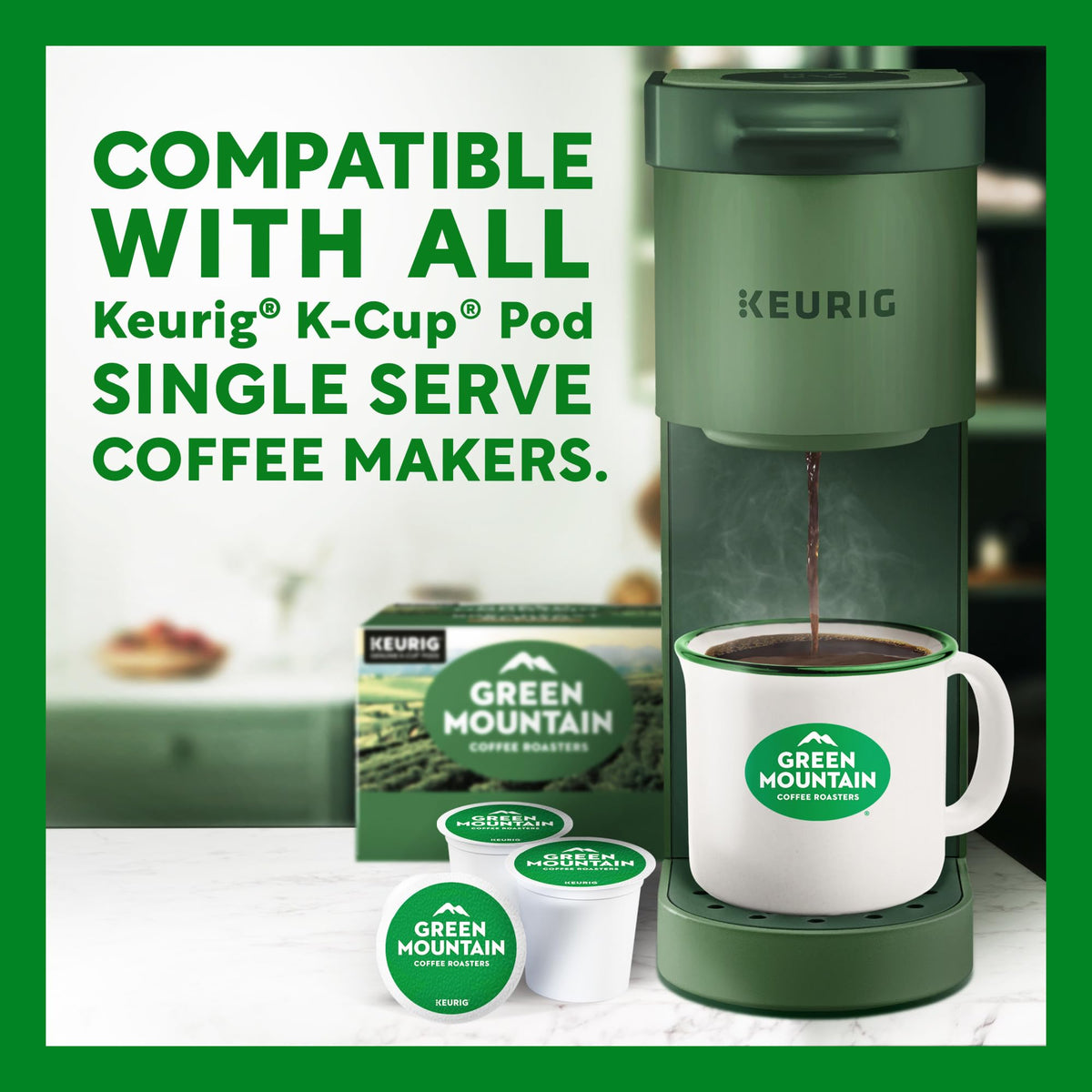 Green Mountain Coffee Roasters Decaf Breakfast Blend – 48 K-Cup Pods