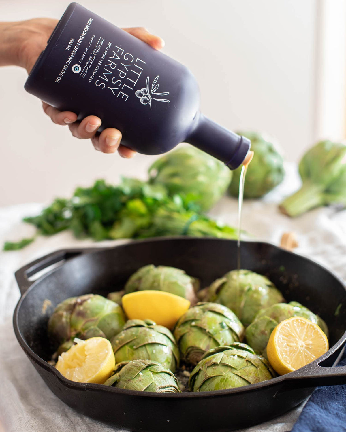 Gypsy Farms High Mountain Organic EVOO — Single-Estate Greek Olive Oil, First Cold-Pressed 500ml