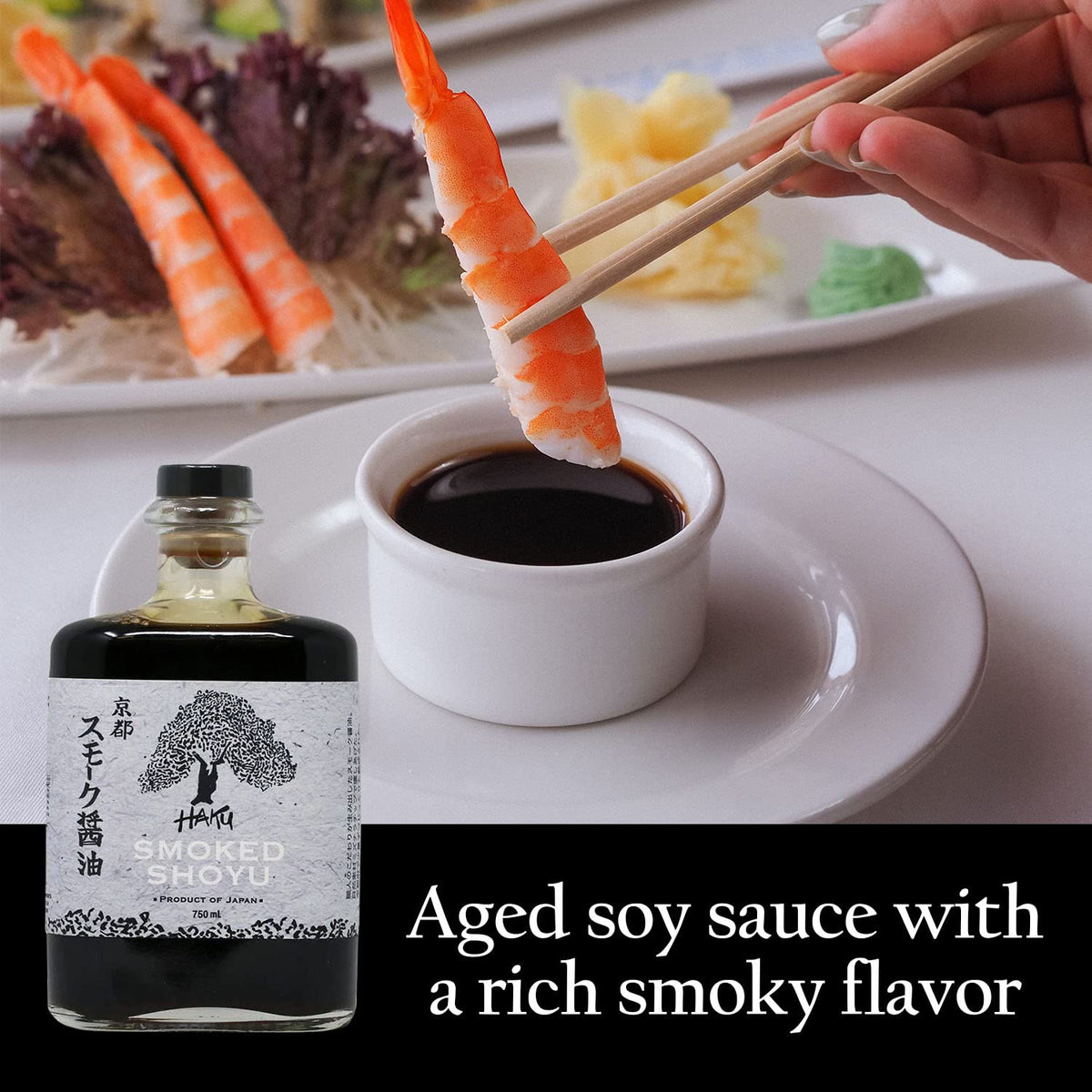 HAKU Smoked Shoyu Soy Sauce (750 ml) Aged 2 Years — Japanese Artisanal Umami