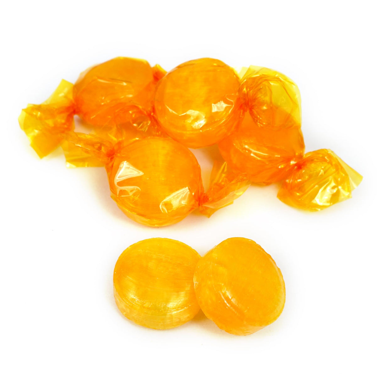 Butterscotch Hard Candy – 5lb Bulk Bag (Approx. 375 discs) | The Hampton Popcorn Company