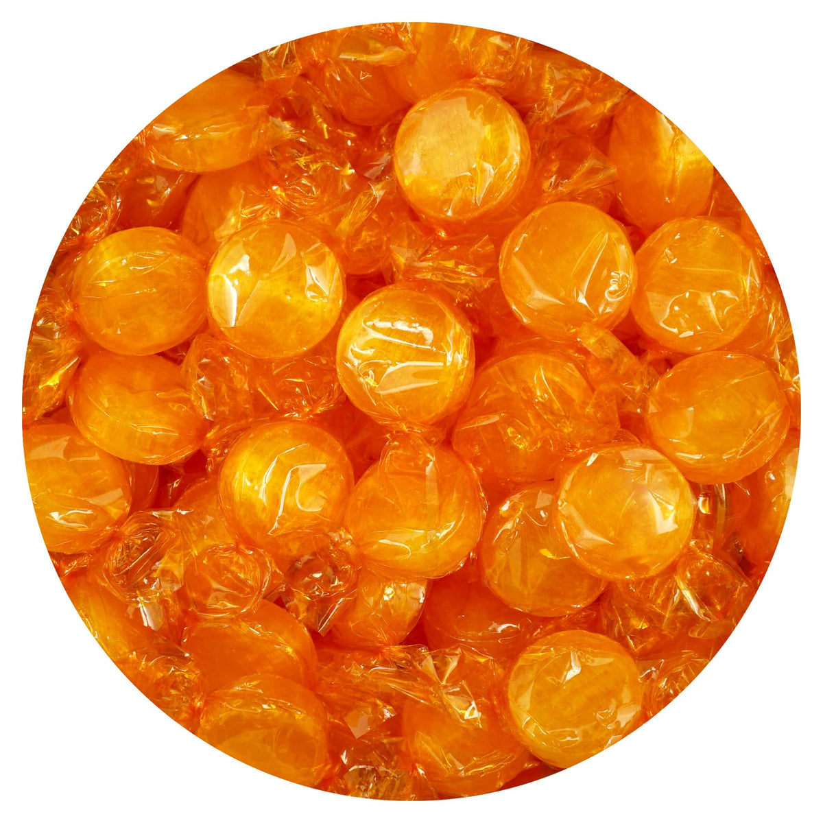 Butterscotch Hard Candy – 5lb Bulk Bag (Approx. 375 discs) | The Hampton Popcorn Company