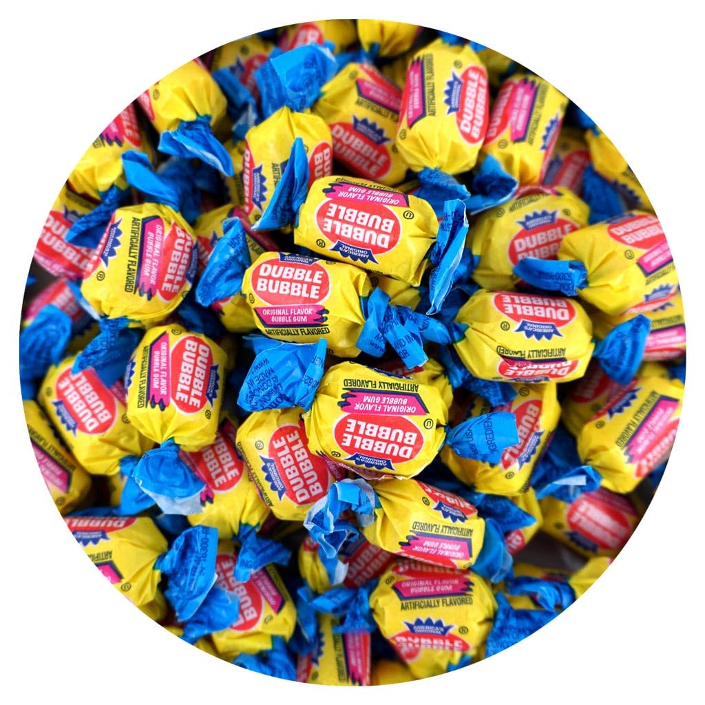 Dubble Original Bubble Gum – 5 lb Bulk Bag (Approx. 350 Pieces) | The Hampton Popcorn Company
