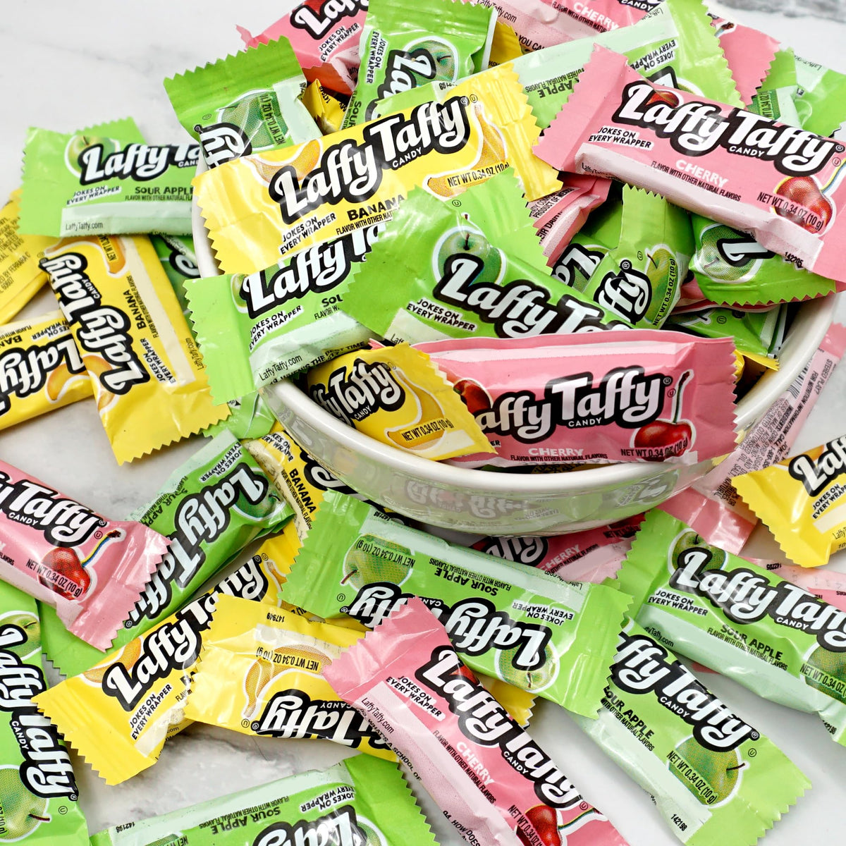Laffy Taffy Candy – 2lb Bulk Bag (Approx. 90 Pieces) | The Hampton Popcorn & Candy Company