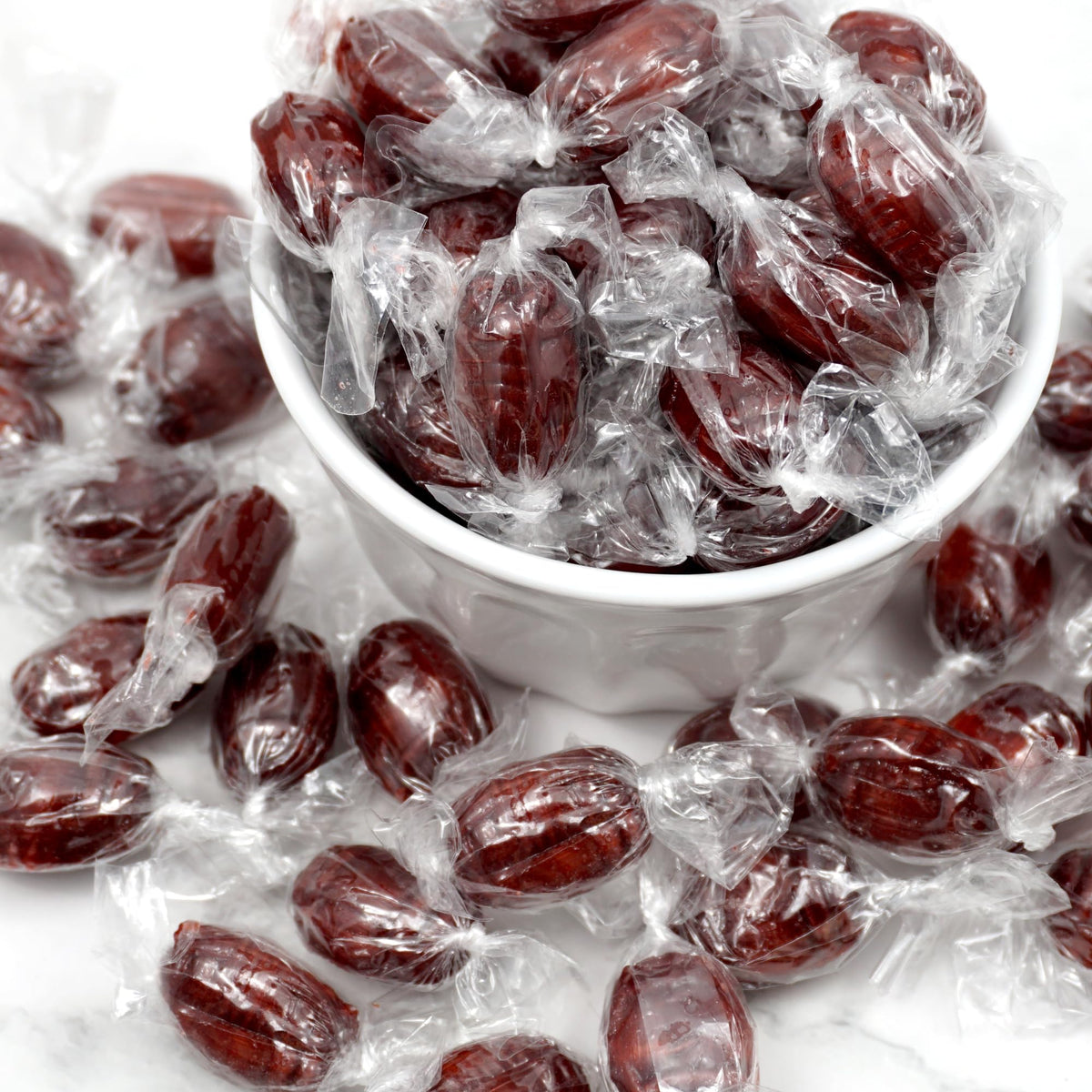 Root Beer Barrels Hard Candy – 4lb Bulk Bag (≈260 pcs) | The Hampton Popcorn Company