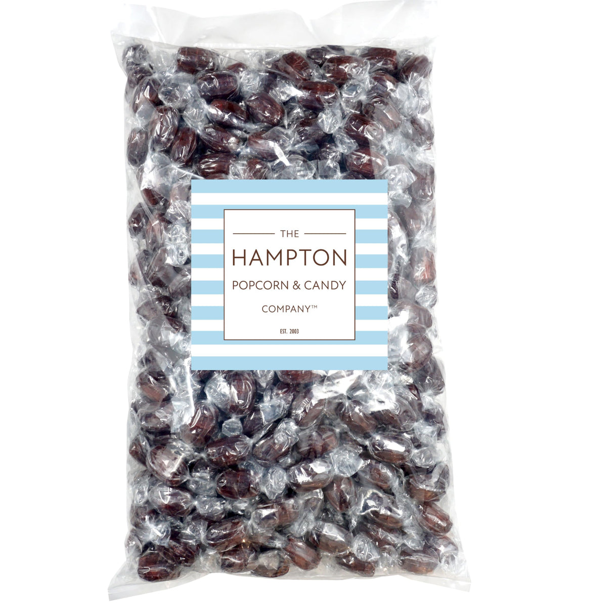 Root Beer Barrels Hard Candy – 4lb Bulk Bag (≈260 pcs) | The Hampton Popcorn Company
