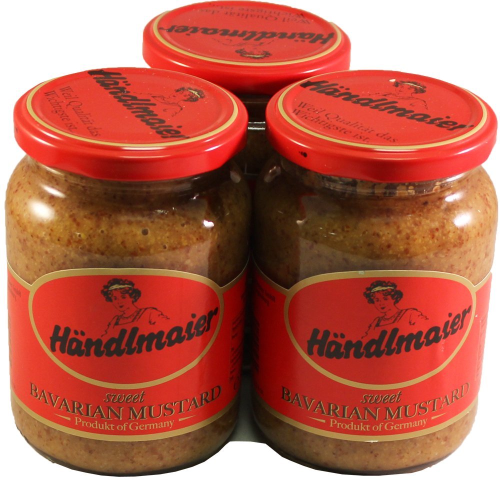 Händlmaier's Sweet Bavarian Mustard 13.4 oz / 385 g - 3 Pack