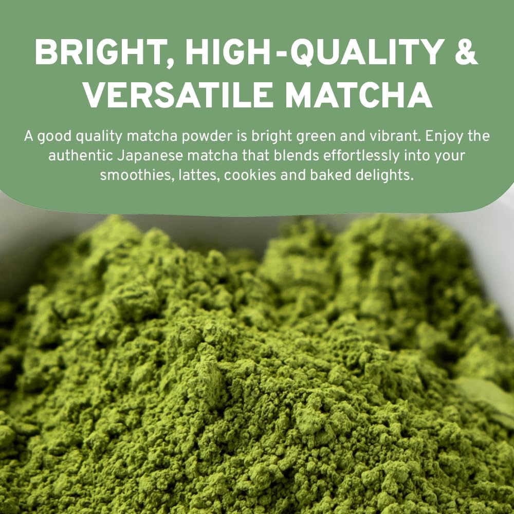 HANDPICK Japanese Organic Matcha Green Tea Powder - 100 Servings | Sourced from Japan, Authentic Harvest, Resealable Pouch