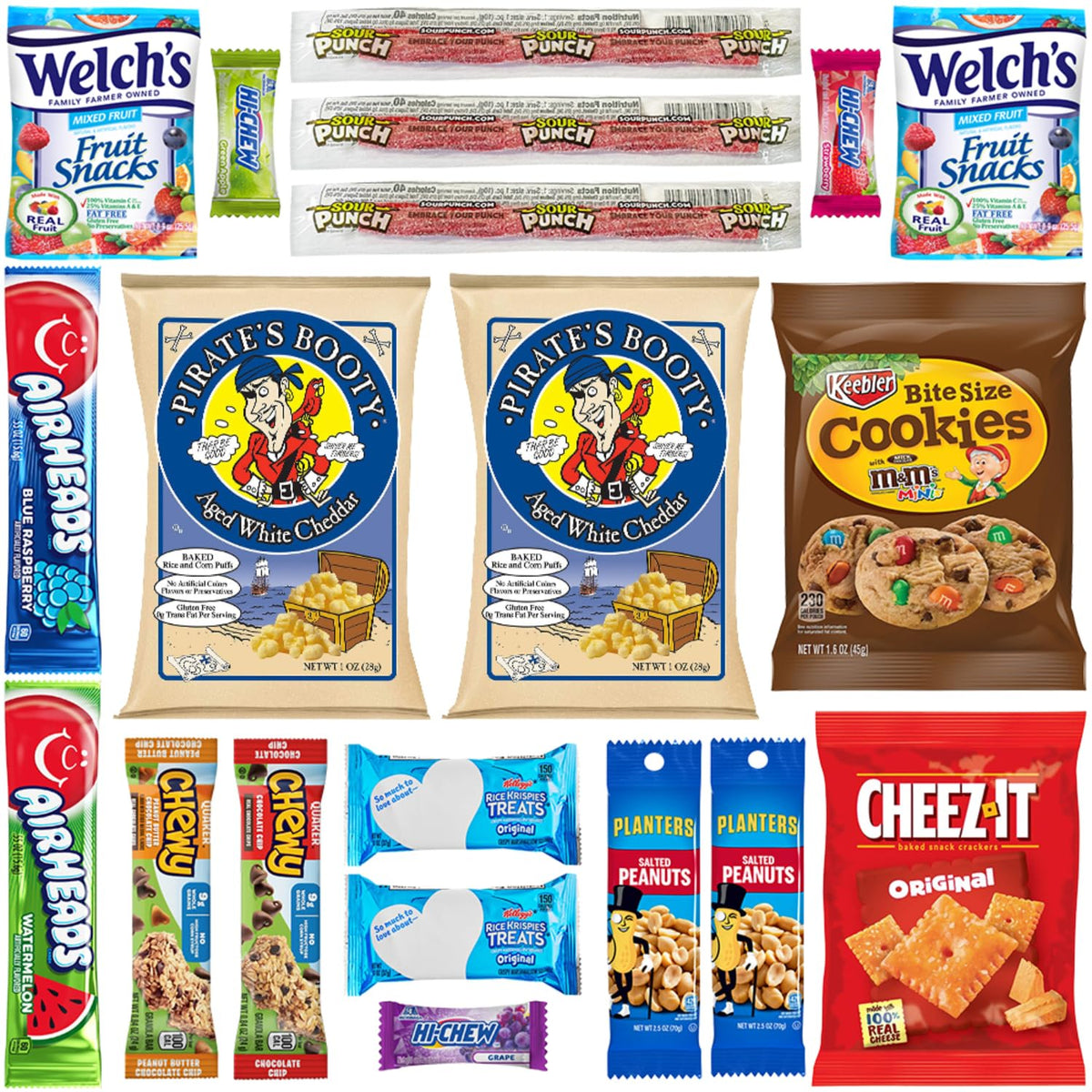 Hangry Kit Birthday Snack Box – 20 Count Variety Care Package | Ready-to-Gift
