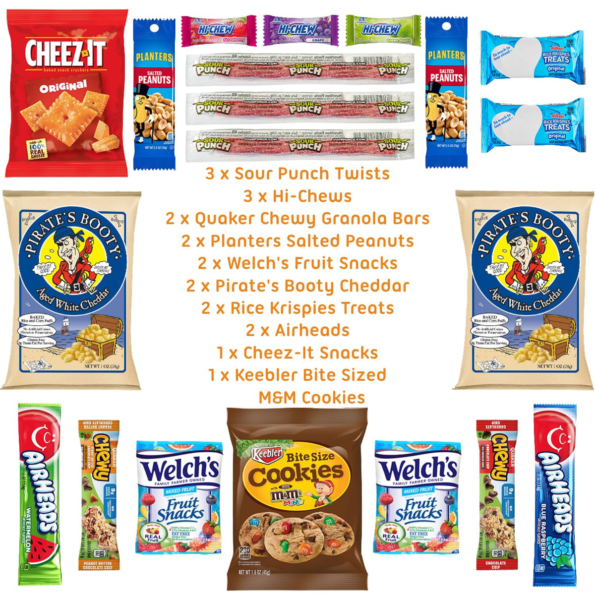 Hangry Kit Birthday Snack Box – 20 Count Variety Care Package | Ready-to-Gift