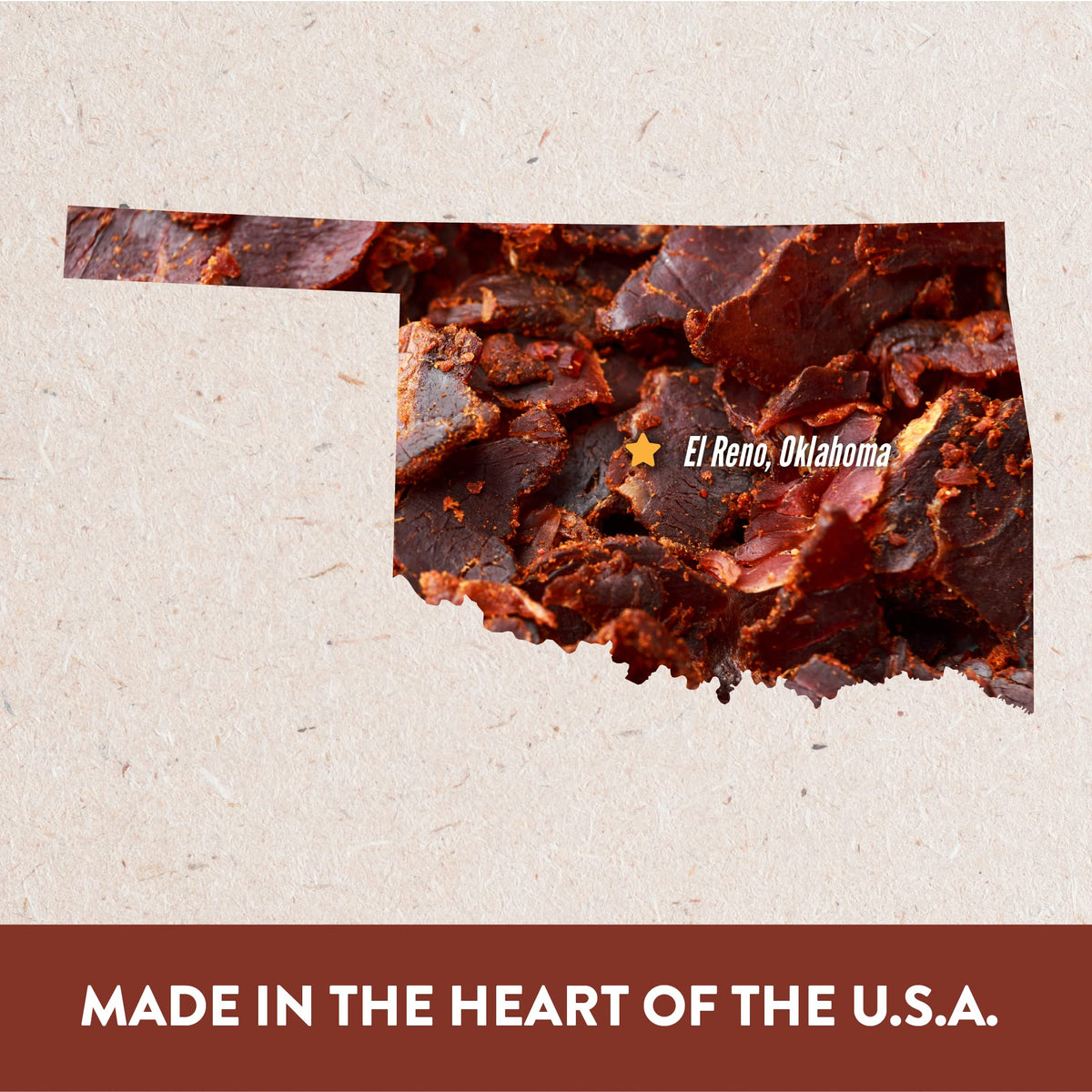 Hardtimes Handcrafted Beef Jerky Ends and Pieces – Original Flavor, 16 oz Jar