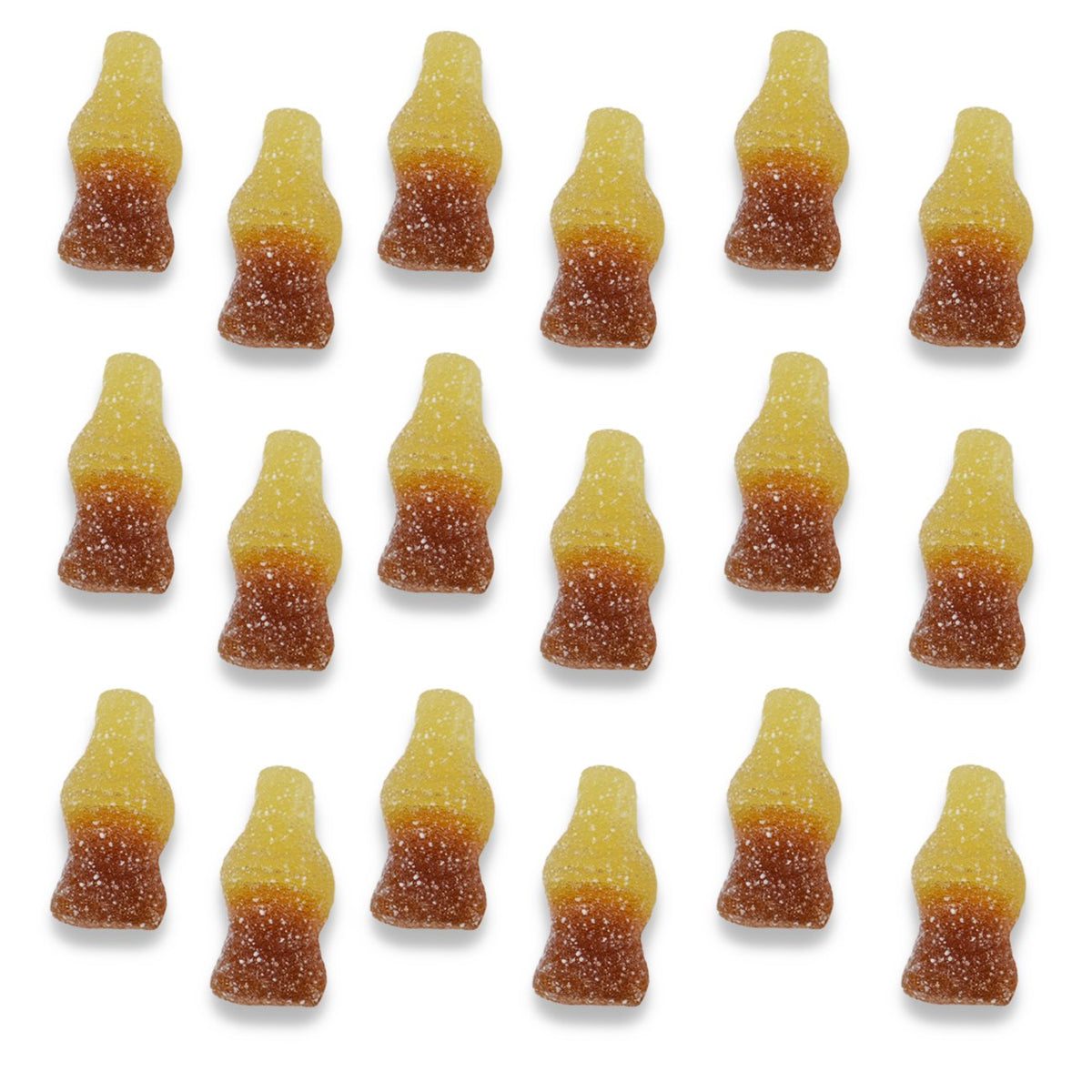HARIBO Fizzy-Cola Gummy Candy – Cola Soda Bottles, 5 oz Bags (Pack of 12) Soft & Tangy Treats