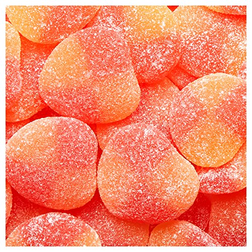 Haribo Peaches Gummi Candy – 5-Pound Bag | Soft Peach-Flavored Gummies